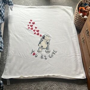 Pottery Barn Kids Heirloom R2-D2 Blanket